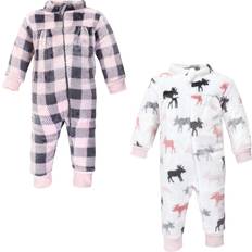 Black - Boys Jumpsuits Hudson Baby Plush Jumpsuits - Pink Moose (10118623)