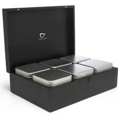 Negro Cajas de té Bredemeijer - Caja de té