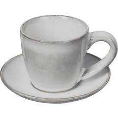 Med underkop Espressokopper Broste Copenhagen Nordic Sand Espressokop 5cl