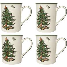 Spode christmas tree Spode Christmas Tree Mugs &Ndash; Set Of 4 Cup