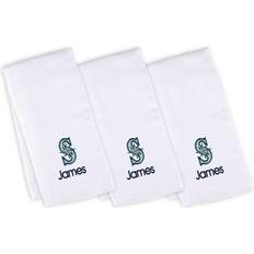 Chad & Jake Seattle Mariners Personalized Burp Cloth Infant 3Pcs