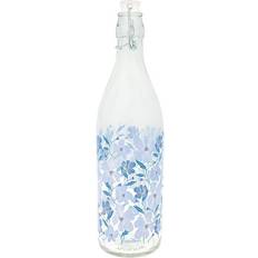 Greengate Drikkedunke Greengate Laerke Glasflaske Blå/Mønster Drikkedunk