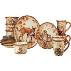 Certified International Pine Forest Dinner Set 16pcs