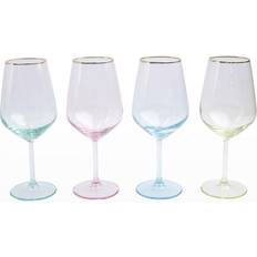 Vietri Rainbow Wine Glass 15fl oz 4