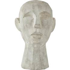 Villa Collection Objets décoratifs Villa Collection Décoration Head Gris, Grand Figurine