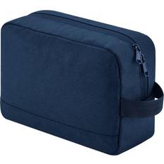 BagBase Essential Recycled Toiletry Bag (One Size) (Navy Blue)