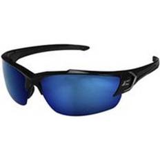 Blue Protective Gear Edge Eyewear 8489874 Black & Polarized Mirror Lens Safety