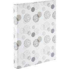 Beige Fotoalben Hama "Graphic" Spiral Album 19 x 24.5 cm 40 White Pages Dots