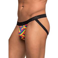 Male Power Male Power Pride Fest Jock Underwear Rainbow Herringbone 389-240
