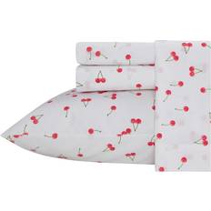 Poppy & Fritz Cherries Underlakan Röd, Vit (243.84x205.74cm)