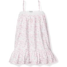 18-24M - Girls Nightwear Children's Clothing Petite Plume Dorset Floral Lily Nightgown - White/Pink