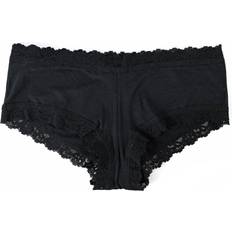 Hanky Panky Supima Cotton Boyshort - Black