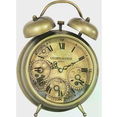 Table Clocks Yosemite Home Decor Aged Bronze & Brass Gears Table Clock 7.5"