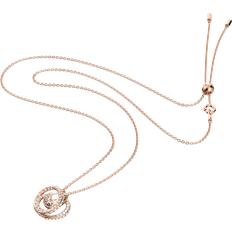 Swarovski Generation Pendant Nacklace - Rose Gold/Transparent