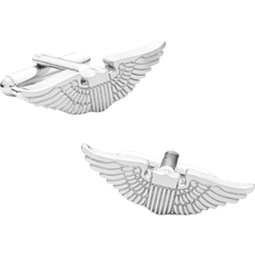 Silver Plated - Women Cufflinks Cufflinks Inc Aviator's Wings Cufflinks - Silver