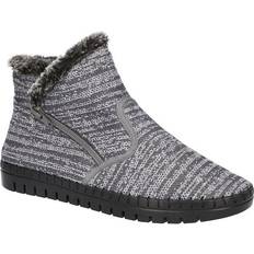 Faux Fur Ankle Boots Easy Street Archie - Grey Knit