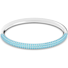 Swarovski Rustfrit stål Armbånd Swarovski Dextera Armreif Sten Armring Blau Edelstahl