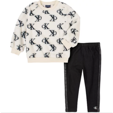 Calvin Klein Tracksuits Calvin Klein Top and Pant Set - Ivory/Black