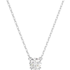 Stilla Pendant Necklace - Silver/Transparent