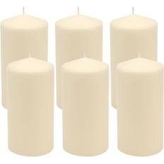 Beige Candlesticks, Candles & Home Fragrances Stonebriar Collection Pillar Ivory Candle 9.8" 6