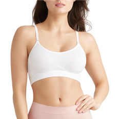 Yummie Convertible Scoop Neck Unlined Bralette - White