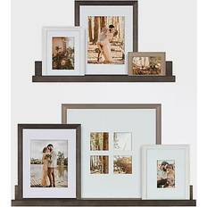 Interior Details Kate and Laurel Bordeaux Box Set with Shelves in White Photo Frame 8