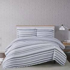 Twin XL Quilts Truly Soft Curtis Quilts Gray (228.6x172.72)