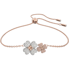 Swarovski Latisha Flower Bracelet - Rose Gold/Transparent/Pink