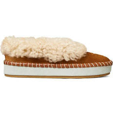 Tory Burch Shearling Slippers - Rhum