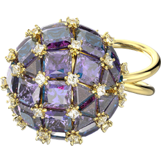 Swarovski Curiosa Cocktail Ring - Gold/Blue/Transparent