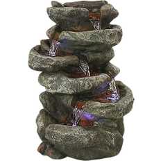 Stone Interior Details Sunnydaze Stone Falls Tabletop Fountain Decorative Item