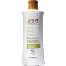 Vegan Bath & Shower Products Raw Sugar Simply Body Wash Green Tea + Cucumber + Aloe Vera 25fl oz