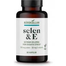 E-vitaminer Vitaminer & Mineraler Närokällan Selen &amp E 90 kapslar 90 st