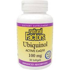 Ubiquinol coq10 100mg Natural Factors Ubiquinol Active CoQ10 100 mg 30 Softgels 30 pcs