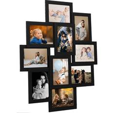 MDF Einrichtungsdetails vidaXL Collage Photo Frame for 10x(13x18 cm) Picture Black MDF Bilderrahmen