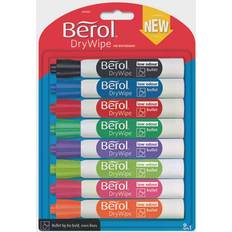 Berol Drywipe Marker Bullet Tip Assorted (Pack of 8) 1984865