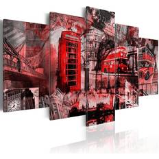 Arkiio London collage 5 st 200x100 Tavla