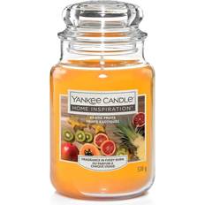 Orange Interior Details Yankee Candle Home Inspiration Exotic Fruit Deep Yellow Scented Candle 538g