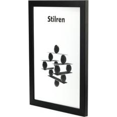 Plexiglas Estancia Stilren Fotoram 60x84 cm Svart/Plexiglas Ram