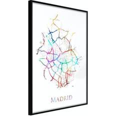 Inredningsdetaljer Arkiio Affisch Madrid [Poster] 40x60 Poster