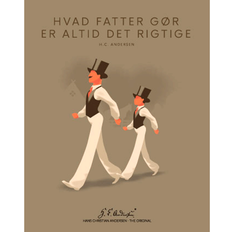 "Hvad fatter gør" i ramme, sort 40x50 cm