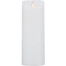 LeveLys LED Ø8x23cm Hvid glat