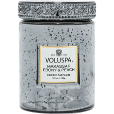 Transparent Duftlys Voluspa Vermeil Small Jar with Lid Makassar Ebony & Peach Duftlys