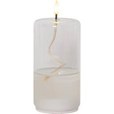 Glass LED Candles Star Trading Flamme Float LED Candle 17.5cm