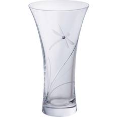 Dartington Crystal Dragonfly Medium 21.5cm 21.5cm Vase