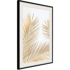 Inredningsdetaljer Arkiio Affisch Golden Palm Leaves [Poster] 30x45 Poster