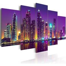 Lila Tavlor Arkiio Purple Nights 200x100 Tavla 200x100cm