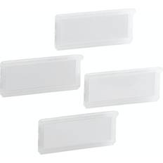 Elfa etiketholder alle 4 stk transperant 223030 Opbevaringssystem