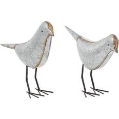 Olivia & May Farmhouse Rustic Bird Figurine 33cm 2pcs