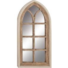 Window pane mirror Litton Lane Window Pane Wall Mirror 25.7x35.3"